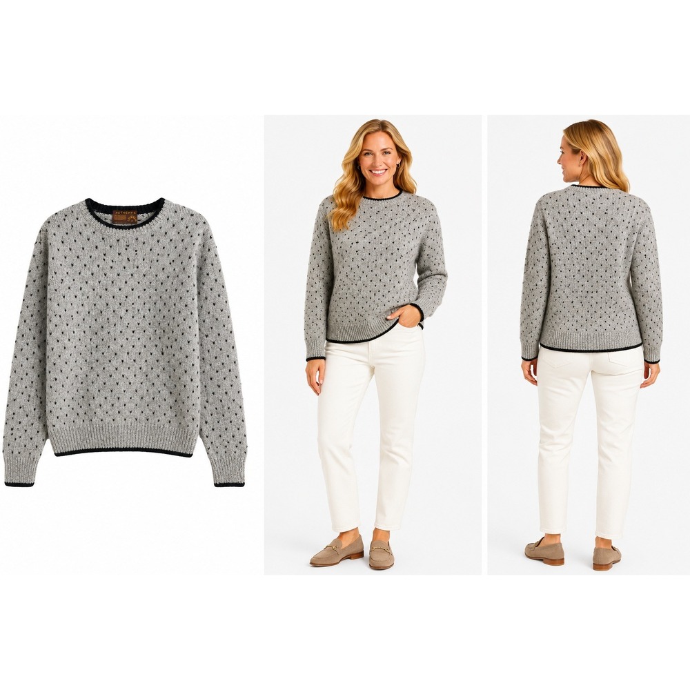 Authentic Issue Sweater L Birdseye Preppy Academic Outdoorsy Gandpa Minimalist